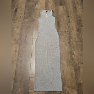 SKIMS Heather Gray Maxi Dress